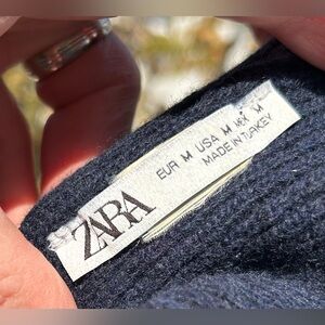 Zara ribbed knit beanie toque hat winter
